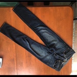 Mid Rise American Eagle Straight Leg Jeans